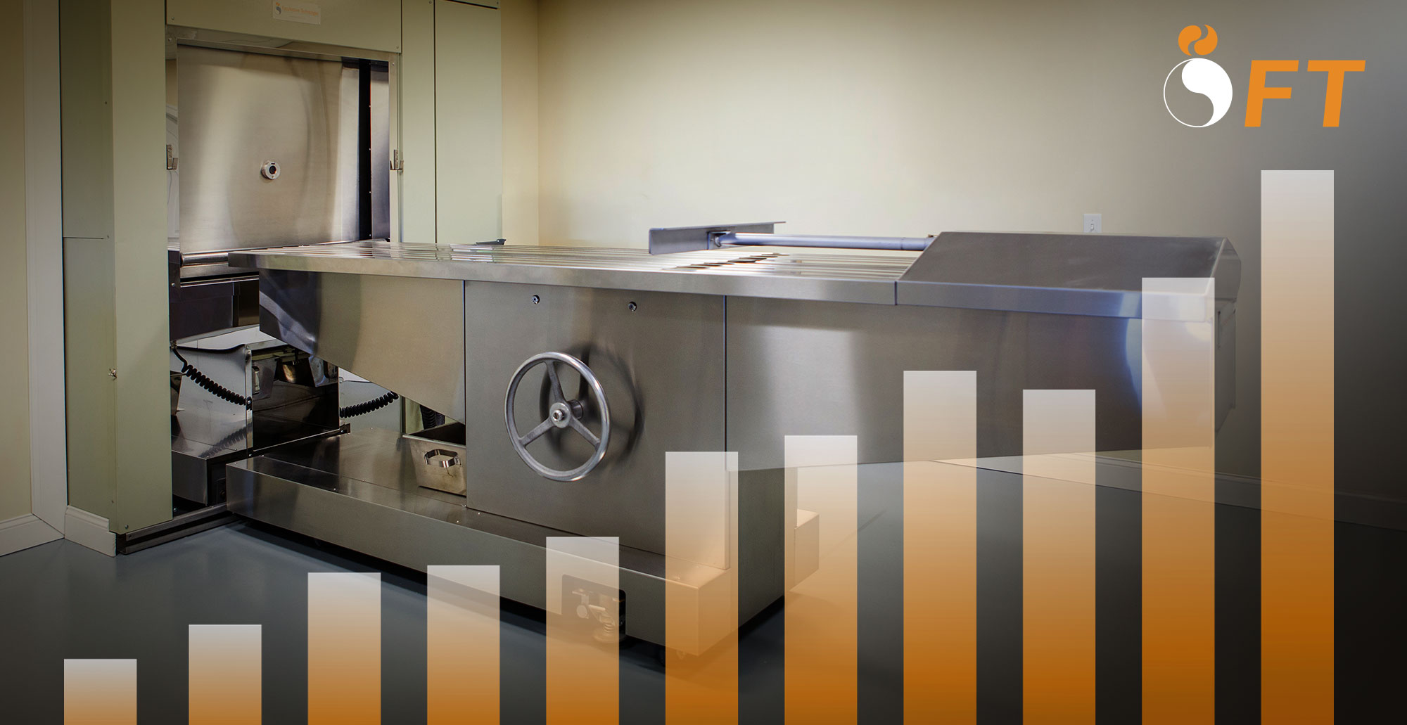 FT cremator with graph overlay