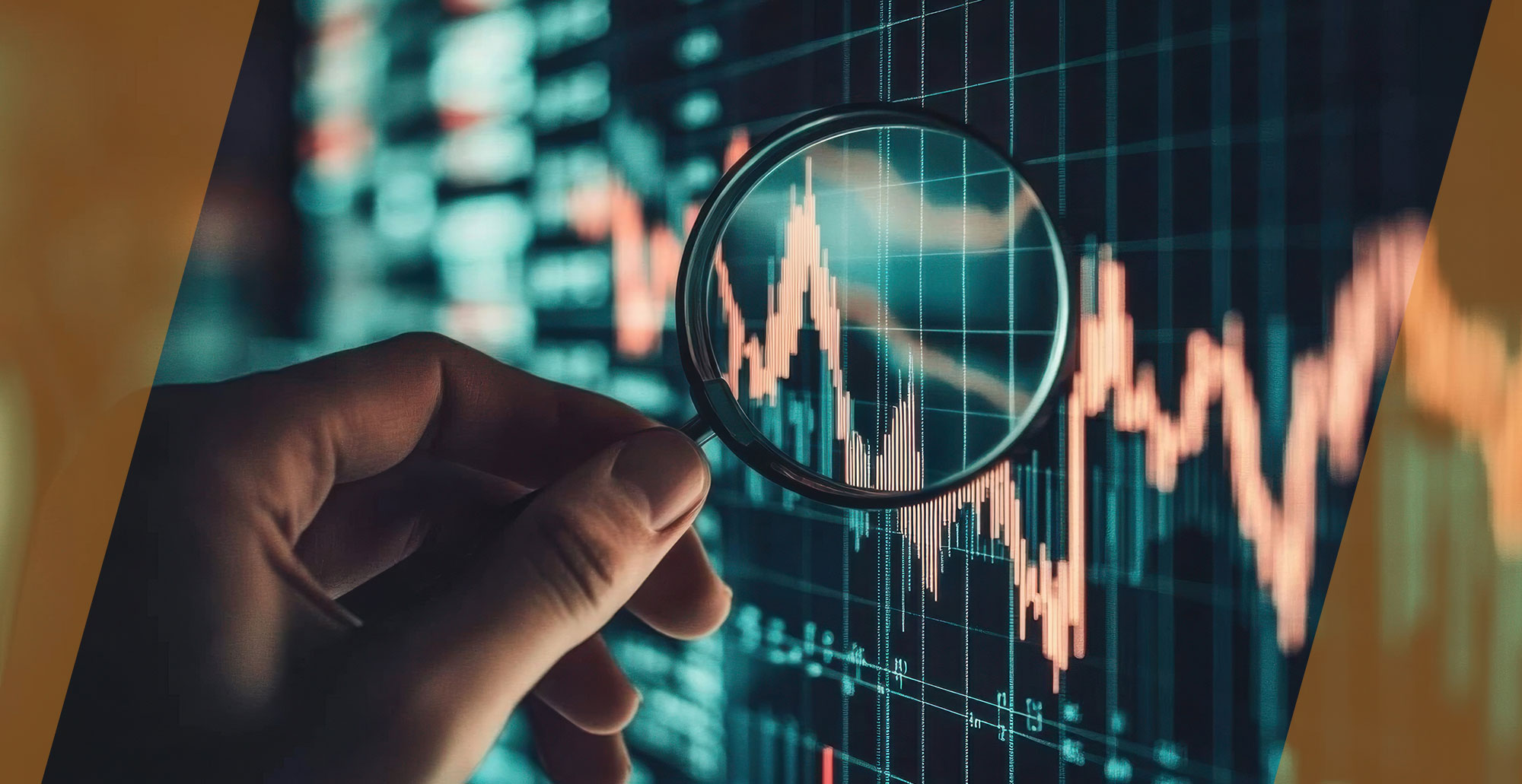 A researcher viewing trending data